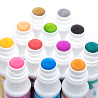 Marqueurs à points de peinture lavables, pointe en feutre 2 oz à base d'eau non toxique Bingo Dabber Pens pour dessin éducatif Art Coloring Markers