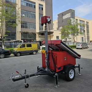 Nhiệm vụ nặng nề di động máy ảnh Trailer 360 ° hệ thống CCTV tầm nhìn ban đêm triển khai nhanh chóng - Product Image 2