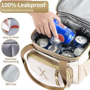 Échantillon gratuit Evercredit Sac isotherme réutilisable pour aliments avec logo personnalisé et sac d'isolation portable pour pique-nique - Product Image 4