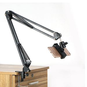 Soporte de brazo de Selfie de teléfono de Metal Flexible ajustable profesional en la mesa Soporte de transmisión en vivo para teléfono móvil - Product Image 3