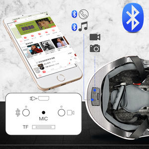 ポータブル静的ルーラーラインリアビューバックアップカメラDVRヘルメット、多機能ディスプレイ & 駐車支援に対応 - Product Image 4