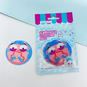 Patchs faciaux apaisants et éclaircissants personnalisés à la Centella Exosomes, Niacinamide et Céramide, avec impression Emoji, pour le soin de la peau et la réparation cutanée - Product Image 1