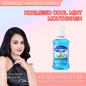 Enjuague Bucal KORMESIC con Mentol, Certificado por Bpom, Marca Privada, 250 ml, Aliento Fresco a Menta, Cuidado Bucal Refrescante, Agua Limpiadora - Product Image 2