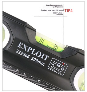 أداة قياس صناعية من الألومنيوم بطول 1 متر مع مغناطيس قوي ودقة عالية مصنوعة من الحديد الزهر - Product Image 4