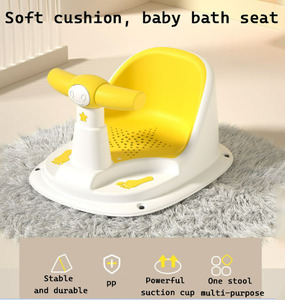 Sedia da Bagno <span class=keywords><strong>per</strong></span> Bambini in Plastica, Antiscivolo e Antiurto, Rimovibile, Design Cartoonesco, in PP+TRP, Comoda <span class=keywords><strong>Vasca</strong></span> <span class=keywords><strong>per</strong></span> Neonati - Product Image 4