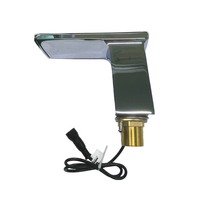 HY-153AD CE capteur intelligent pont monté robinet monotrou sans contact automatique en laiton robinet d'eau pour salle de bain cuisine parc Hall