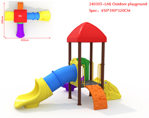 Parco giochi per bambini all'aperto scivolo per bambini altre strutture del parco divertimenti - Product Image 4
