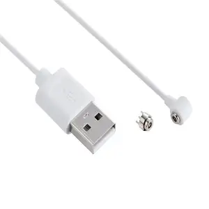 Mini Circular 4.0mm Diameter 2A Connector Strong Force Circular Shape Magnetic Pogo Pin to USB Dc Cable