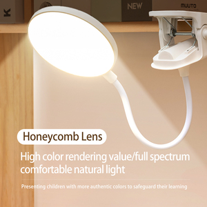 <span class=keywords><strong>Lampe</strong></span> de lecture à <span class=keywords><strong>pince</strong></span> LED YOLOMO avec recharge USB, <span class=keywords><strong>lampe</strong></span> de table rechargeable à col flexible - Product Image 3