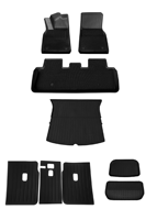 Tapis de voiture OEM/ODM de luxe 3D antidérapant en TPE, motif lettres, pour BYD M6 RHD, épaisseur 3,5 mm, toutes saisons, intérieur, facile à nettoyer