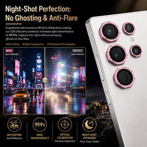Protector de Lente de Cámara de Vidrio AR AF con Posicionador para Samsung Serie S, 3 y 5 Orificios, Kits de Fácil Instalación, Precio de Fábrica - Product Image 2