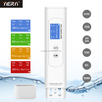 LS310 Écran couleur TFT 6 en 1 COD/TOC/UV275/Temp /EC/TDS Testeur numérique de la qualité de l'eau pour l'eau potable