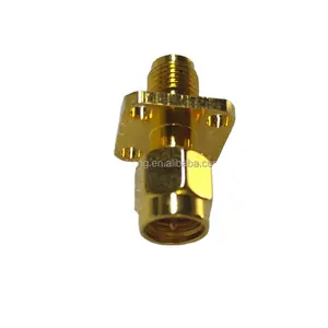 Enchufe macho SMA de 50ohm a conector hembra, adaptador de RF recto, conector Coaxial SMA