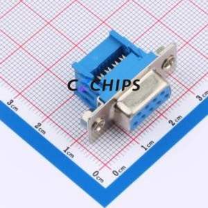 X0709FT7BL3 D-Sub/VGA Connector Connector ( Connector Type: Standard D-Sub )( Gender: Female )( Total Number of PINs: 9P ) - Product Image 1