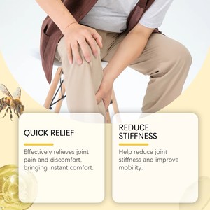 Penjualan grosir krim ekstrak <span class=keywords><strong>Venom</strong></span> <span class=keywords><strong>Bee</strong></span> Herbal murni 60g ISO CE bersertifikat 3 tahun rak perawatan sendi pereda nyeri hidup - Product Image 4