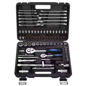 Kit di strumenti per Auto con chiavi fisse e chiavi a cricchetto Set di strumenti a mano Kit di strumenti per Auto - Product Image 6