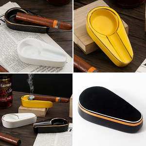 Cenicero de Cerámica Personalizable DD0893, Regalo para el Hogar, Portátil, con Soporte para Logotipo - Product Image 2