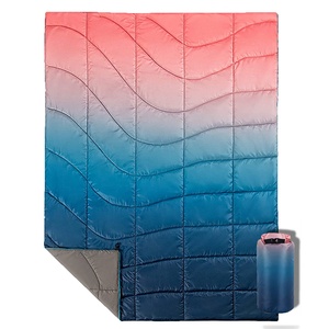 Chăn dã ngoại bông ép chống thấm in tùy chỉnh, có logo, dùng cho mùa đông - Product Image 1