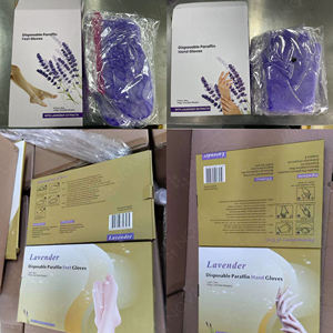 Custom Logo Parafina Cera Meias Descartáveis e Luvas Pele Umidade Hidratante Parafina Cera Meias para Pedicure Spa - Product Image 4