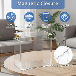 Boîtier Acrylique Moderne d'Usine Directe pour Cartes TCG ETB Elite Trainer Box, avec Couvercles Magnétiques, Étui Protecteur <span class=keywords><strong>en</strong></span> Acrylique pour Cadeau - Product Image 5