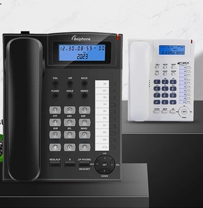 Ensemble de <span class=keywords><strong>téléphone</strong></span> d'identification de l'appelant d'hôtel de bureau avec <span class=keywords><strong>fonction</strong></span> <span class=keywords><strong>mains</strong></span> <span class=keywords><strong>libres</strong></span> <span class=keywords><strong>téléphone</strong></span> <span class=keywords><strong>fixe</strong></span> filaire LAN filaire téléphones PSTN KX-TS880MX - Product Image 4