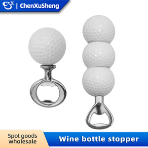 Tpc Sawgrass Golf Ball Bottle Opener Multifunctional Portable Round Beer Opener With Corkscrew Feature - Product Image 4