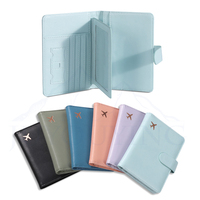 Haute qualité luxe en cuir Pu sac de rangement de documents porte-carte voyage portefeuille carte de crédit portefeuille Rfid blocage carte passeport sac