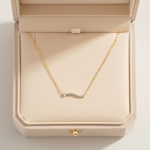 Collar con colgante de diamantes naturales auténticos en oro amarillo macizo de 18 quilates, joyería fina hecha a mano, muy popular, para uso diario de mujeres. - Product Image 5