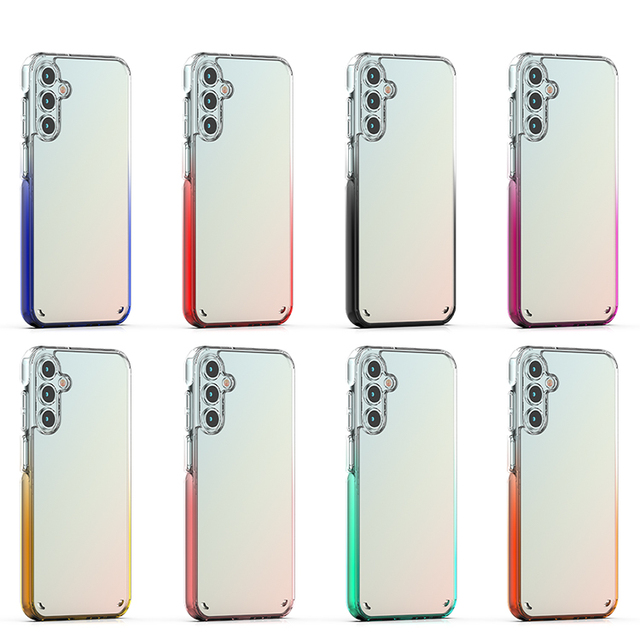 New Arrival Transparent Anti-fall Phone case for Samsung Galaxy A15 Change Color Hard Acrylic Tpu Phone Cover