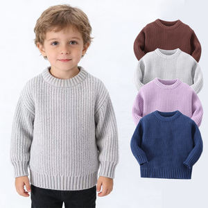 Vêtements d'hiver pour <span class=keywords><strong>tout</strong></span>-petits, <span class=keywords><strong>pull</strong></span> oversize à pois pour enfants, poche intégrée, respirant, <span class=keywords><strong>pull</strong></span> en tricot pour bébé - Product Image 5