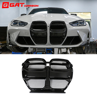 Grille avant en fibre de carbone sèche style ALP avec grille avant en maille pour BMW M3 M4 G80 G82 G83 2021+