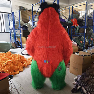 Costume da Mascotte Gonfiabile Gigante <span class=keywords><strong>Orso</strong></span> <span class=keywords><strong>Masha</strong></span>, Vestito da Personaggio Peloso per Promozioni di Natale <span class=keywords><strong>e</strong></span> Halloween - Product Image 3
