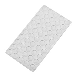 Almohadillas de Fieltro para Muebles Dta, 50 Piezas, Adhesivos Anticolisión de Silicona para Puertas de Armario, Absorción de Impactos - Product Image 3