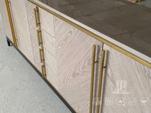 High Quality Bespoke Furniture Luxury Style Design 3 Doors <b>Sideboard</b> Living Room Modern Side Cabinet - Product Image 5