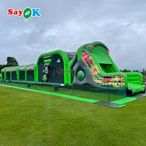 Sayok carrera de obstáculos inflable de grado comercial carrera de obstáculos inflable 5K carrera de obstáculos inflable para adultos - Product Image 3