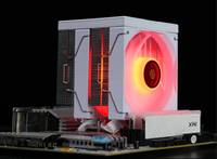 HDT Direct Touch White Black Dual Tower Heat Sink Cpu Cooler Fan Wholesales Cpu Cooling Fan Top Digital Display