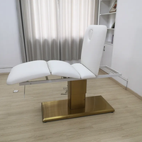 Modèle personnalisé chaud rose 3 moteurs télécommande base en métal salon de beauté lit de massage des cils électrique couleur en option