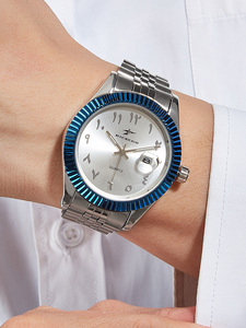 <span class=keywords><strong>Montre</strong></span> à quartz pour <span class=keywords><strong>homme</strong></span> en acier inoxydable <span class=keywords><strong>de</strong></span> classe affaires, <span class=keywords><strong>montre</strong></span> à quartz la <span class=keywords><strong>plus</strong></span> chère pour <span class=keywords><strong>homme</strong></span> - Product Image 4