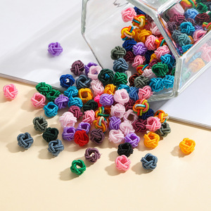 Chinese Knot Accessory Mesh Clasp Pineapple Knot Coil Material <b>Kit</b> For Bracelet Making Polyester Nylon Hand <b>Knitting</b> Mixed - Product Image 1