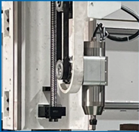 Centre d'usinage CNC automatique 4 axes pour profilage de chants de bois courbés, type portique, robuste, pour le travail du bois, le contreplaqué et le dossier de chaise, usinage simultané 4 axes
