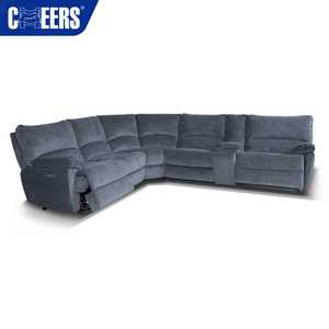 <span class=keywords><strong>MANWAH</strong></span> Sofá para sala de estar tapizado de tela extensible moderno, sofá seccional reclinable de 5 plazas - Product Image 4
