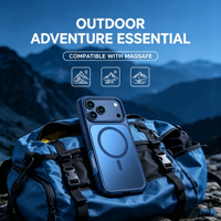 Étui de téléphone magnétique en TPU de luxe de haute qualité avec protection antichoc à 360°, compatible avec la charge sans fil pour Samsung 17 16 15