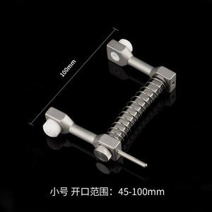 Retractor Bucal Plateado para Animales 55-170mm, Instrumento Quirúrgico Dental Manual para Abrir la Boca de Perros y Gatos - Product Image 3