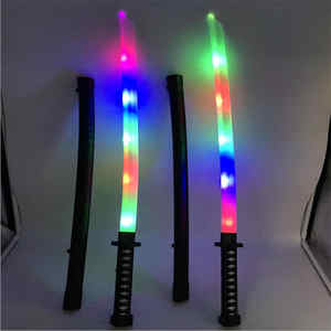 Toy Swords Luminous Sound Neue Katana Musik Lichtschwert Led Flash ing Toy Party Kinder Anime Cosplay Leuchten Katana Toy Ninja Schwerter - Product Image 4