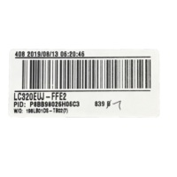 China Fabrik TV-Bildschirm Großhandel LC320EUJ-FFE2 6870S-1693A RECHTS 6870S-1692A 32 Zoll Open-Cell TV-Bildschirm