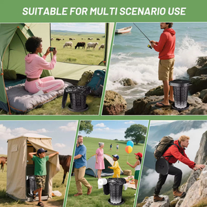 Toilettes portables pliables rétractables robustes pour le <span class=keywords><strong>camping</strong></span> Toilettes mobiles de plein air - Product Image 5