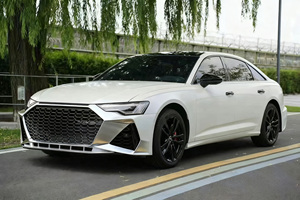 กระจังหน้ารถยนต์ ABS คุณภาพสูงสีเงิน PNB รุ่นใหม่ สำหรับ Audi A6 S6 C8/C8 PA RS6 ปี 2019-2025 ลายรังผึ้ง ติดตั้งง่าย - Product Image 5