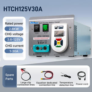 Caricabatterie Regolabile HeltecEnergy 60V <span class=keywords><strong>30A</strong></span>/125V 20A/125V <span class=keywords><strong>30A</strong></span> con Test di Temperatura e Capacità, Caricatore Intelligente per Batterie LFP e Li-ion - Product Image 5