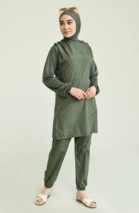 OEM Muslim Regular Lightweight Quick Dry Breathable Workout Long <b>Tops</b> Sports Wear <b>Modest</b> Active Running Gym Wear - Product Image 2