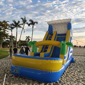 4 מ '* 6m * 5m pvc חומר חיצוני מתנפחים הטירה סגנון חדש קופצני קפיצה שקופית שקופיות מסחרי מתנפחים יבש שומר יבש לילדים - Product Image 2